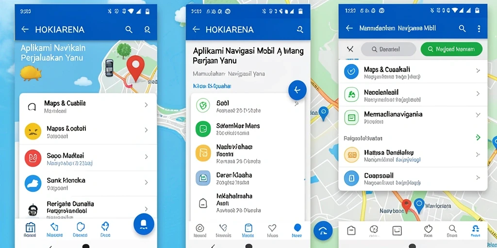 Antarmuka navigasi HOKIARENA yang intuitif dan informatif.