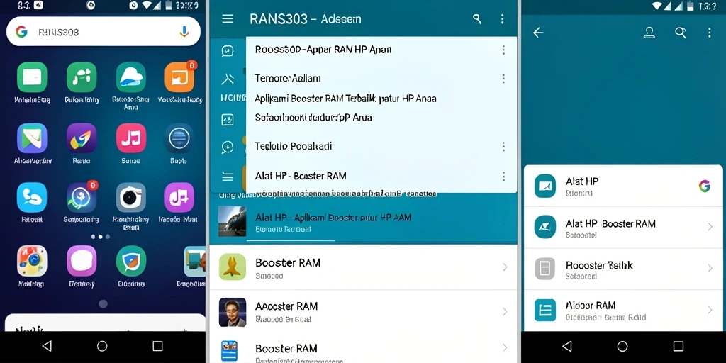 Antarmuka RANS303 yang sederhana dan fungsional untuk Boost RAM.
