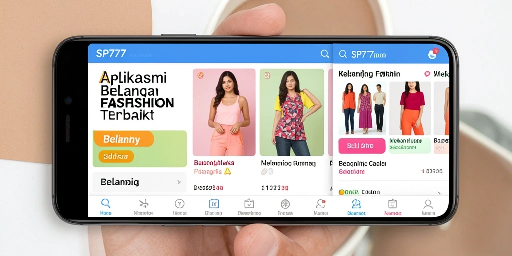 Antarmuka SP777 yang modern dan menarik